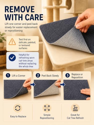 TLNNK 78.7"x15.8" Cat Scratch Furniture Protector - Dark Gray - Image 4