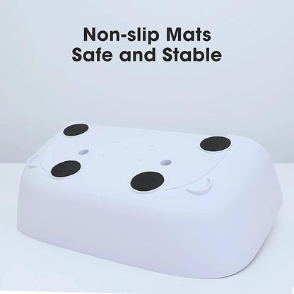 CATLINK Ramp, Compatible with Prox Series Self Cleaning Cat Litter Box, Easy Entry for Elder Cats, Kitten and Cats with Limited Mobility, Traps Mess from Box and Paws (White)