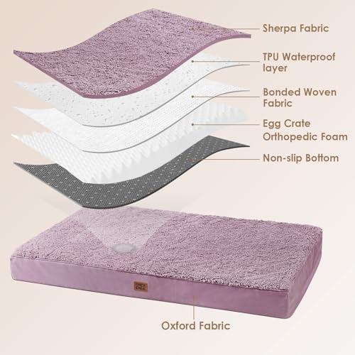 EHEYCIGA Orthopedic Dog Bed Extra Large with Removable Washable Cover, 41IN - Image 4