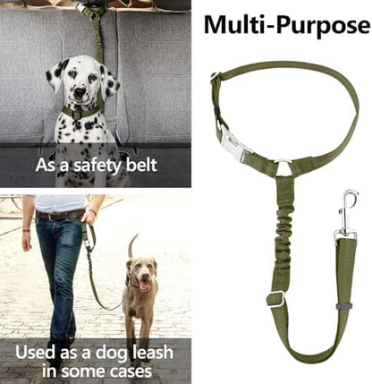Plutus Pet Dog Seat Belt for Car Headrest, Reflective with Elastic Bungee - Image 6
