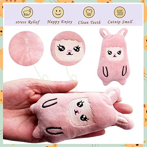 Cat Catnip Toys with Bells for Indoor Cats 6 Pack - Image 4