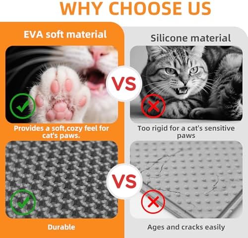 Cat Litter Mat 47"x33" Urine-Proof XL Litter Mat for Litter Box Mat - Image 5
