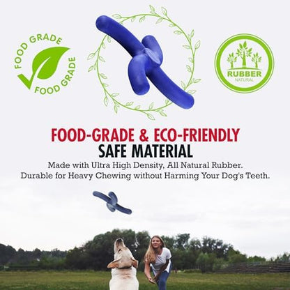 Tuff Pupper SuperChewer Tough Boomerang Toy | Lifetime Replacement | Strong Natural Rubber | Great Dog Fetch Toy | Toys for Dogs | Ultra Durable Chew Toys for Aggressive Chewers | for Large Breeds - Image 3