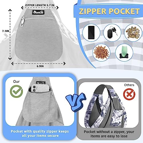 SlowTon Dog Carrier Sling - Thick Padded Shoulder Strap Adjustable, Cloud L - Image 3