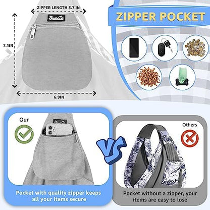 SlowTon Dog Carrier Sling - Thick Padded Shoulder Strap Adjustable, Cloud L - Image 3