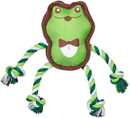 Durable Dog Toy – Interactive Chew Toy – Multiple Styles & Sizes Frog S