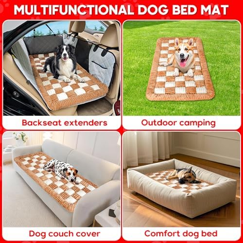 Dog Car Bed Mat Non-Slip Backseat Extender Dog Bed 50" x24.6" - Image 5