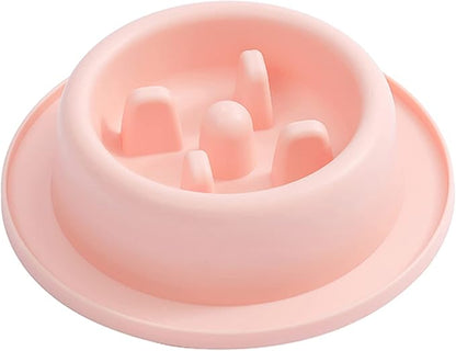 Dog Slow Feeder Round Bowl Interactive Fun Shape Bowls Bloat Stop Choking for Small Dogs