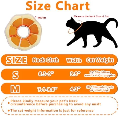Soft Adjustable Cat Cone Collar, Comfortable Cat Recovery Collar - Image 2