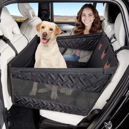 TKYZ Dog Car Seats for Large Medium Dogs Car Seat Cover,Puppy Pet Carseats(Black, Large Dog) by TKYZ