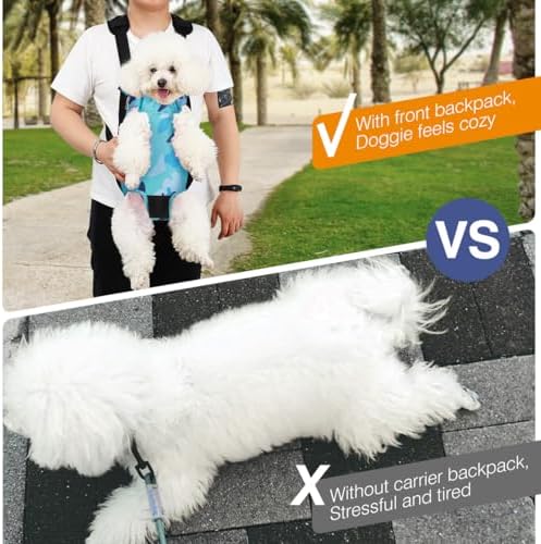 Pawaboo Pet Front Carrier Backpack for Small Medium Dogs - Image 6