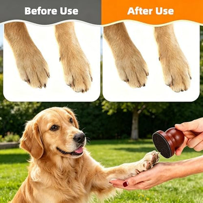 Pawsmooth Silent Dog Claw Care, Dog Claw Care with 6PCS Replaceable Filing Disc, Dogs Self Nails Files Board, Gentle Pet Nail Care Tool for Dogs and Cat (Red) - Image 3