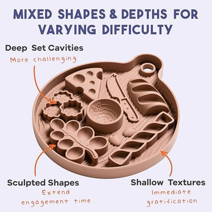 Dog Lick Mat - Silicone Slow Feeder with Suction Cups - for Fast Eaters - Image 4
