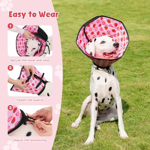Avont Soft Dog Cone Drawstring, Snap-in, Waterproof, Anti-Lick, Foldable - Image 6