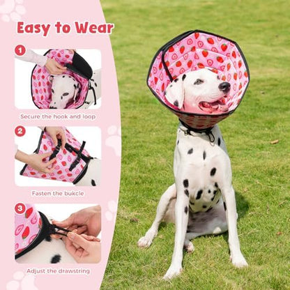 Avont Soft Dog Cone Drawstring, Snap-in, Waterproof, Anti-Lick, Foldable - Image 6