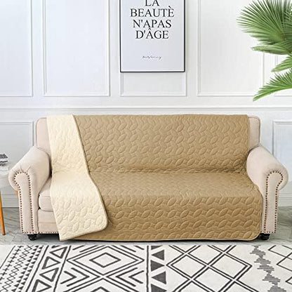 Ameritex Pet Bed Cover Dog Bed Blanket for Sofa and Furniture Waterproof New Pattern Design (52x82 Inch, Sand) - Image 5