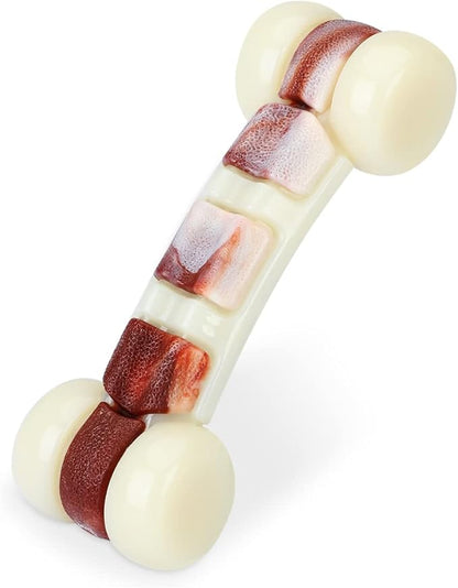 Tikaton Hammerbone Durable Dog Chew Toy for Aggressive Chewers, Beef Flavor Dog Toy, Medium