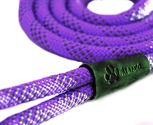 Max and Neo Rope Leash Reflective - 6 FT x 1/2" Purple, Donate a Leash to Dog Rescue - Image 3