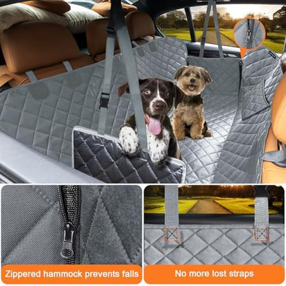 URPOWER XL Dog Seat Cover for Full-Size Truck Back Seat, Waterproof Hammock - Image 2