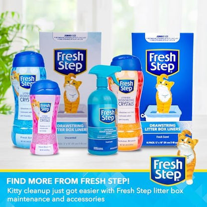 Fresh Step Drawstring Cat Litter Liners, Scented, 3 ft x 19 in, 15 Count - Image 6