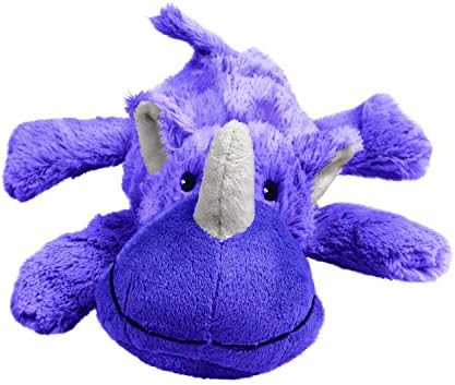 KONG - Cozie Rosie Rhino - Indoor Cuddle Squeaky Plush Dog Toy - for Small Dogs - Image 4