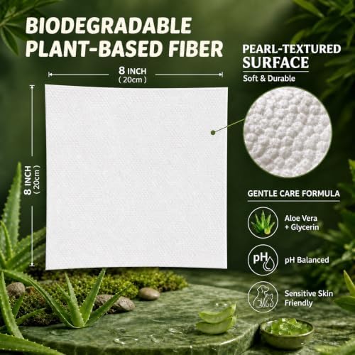 Dog Wipes for Paws and Butt, 400 Count (4 Packs), Hypoallergenic Pet Wipes for Dogs & Cats - Deodorizing Wipes with Aloe Vera for Face, Ears, Coat & Sensitive Areas - Unscented Dog Cleaning Wipes - Image 5