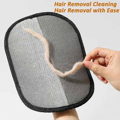 DelliodMaz 4 Packs Thickened Pet Hair Removal Gloves for Dogs & Cats, Electrostatic Pet Hair Remover Glove, Reusable Magic Brush Pet Hair Remover Tool for Clothing, Couch, Bed, Carpet, and Car Seat - Image 5