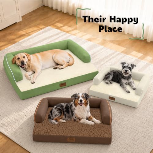 MEKIY Orthopedic XL Dog Bed with Bolster for Extra Large Size Dogs - Image 5
