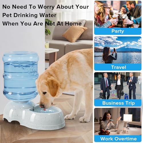 Kenond 3 Gallon Large Dog Water Dispenser, Automatic Gravity Water Bowl - Image 4