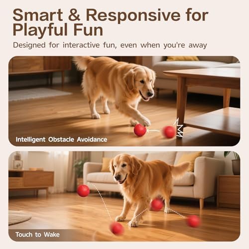 Interactive Dog Ball, Smart Interactive Dog Toys for Medium and Large Dogs - Image 5