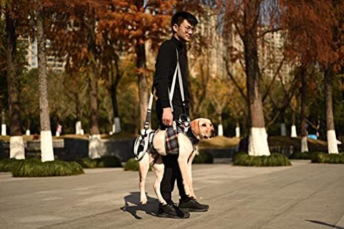 ROZKITCH Shoulder Belt Strap for Dog Lift Harness, Grid Pet Chest Rear Support Aid Veterinarian Approved Sling for Old K9 Help with Poor Stability 1 * 79 inch - Image 2