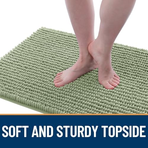 OLANLY Dog Door Mat for Muddy Paws 30x20, Extra Absorbent Chenille Mud Mat - Image 3