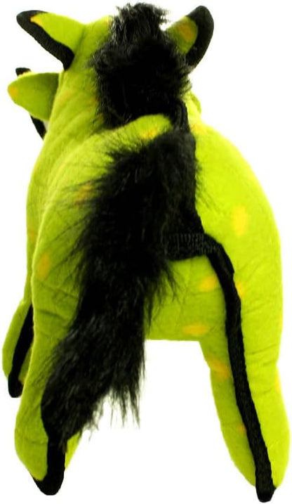 TUFFY - World's Tuffest Soft Dog Toy - Desert Warthog Green- NO Squeakers - Multiple Layers. Made Durable, Strong & Tough. Interactive Play (Tug, Toss & Fetch). Machine Washable & Floats