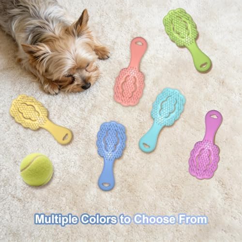 Cloud Shape Small Dog Grooming Brush (Blue) - Image 4