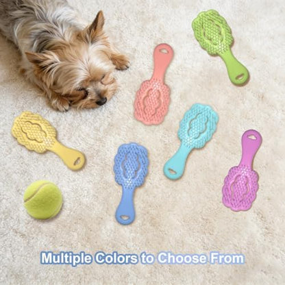 Cloud Shape Small Dog Grooming Brush (Blue) - Image 4