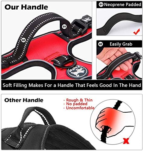 PoyPet No Pull Dog Harness Medium with Front Clip & Neck Release Buckle - Image 5