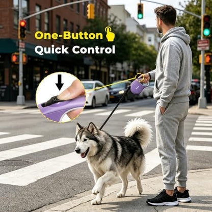 Retractable Dog Leash 16ft for Small & Medium Dogs Up to 55 lbs - Image 4