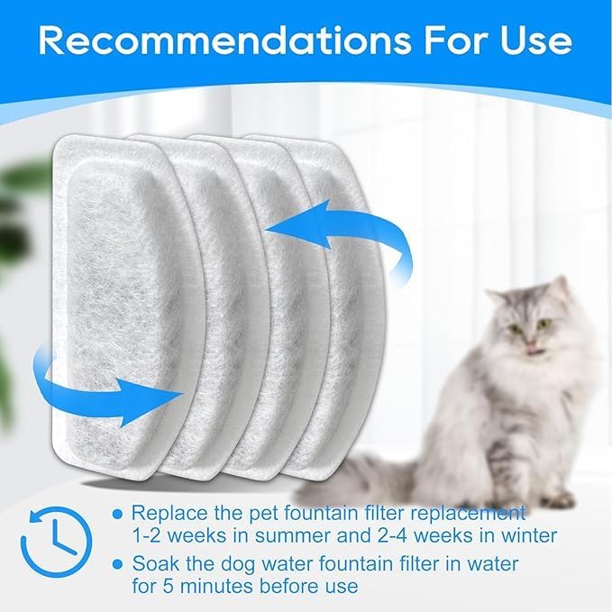 6+3 Pack Replacement Filters Compatible with ORSDA D30 67oz Fountain - Image 6