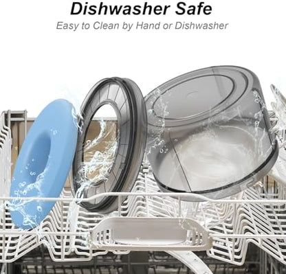No Spill Water Bowl for Dogs-1Gallon, Anti-Digging & BPA-Free - Image 5