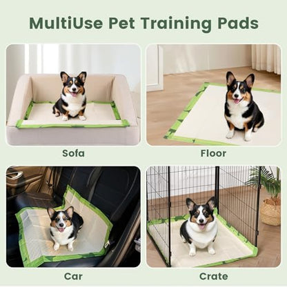 Gardner Pet Disposable Puppy Pads XL, 28" x 30" Dog Pee Pads for Dogs, Super Absorbent & Leak-Proof Full Edge-Wrapping Extra Thick Dog Potty Training Pads (100 Count) - Image 6