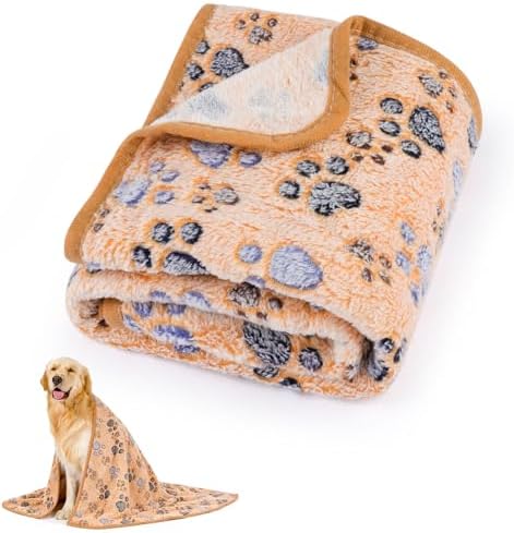 Dog Blankets for Medium Dogs, Cat, Premium Soft Dog Blankets for Small Dog by PEASUG