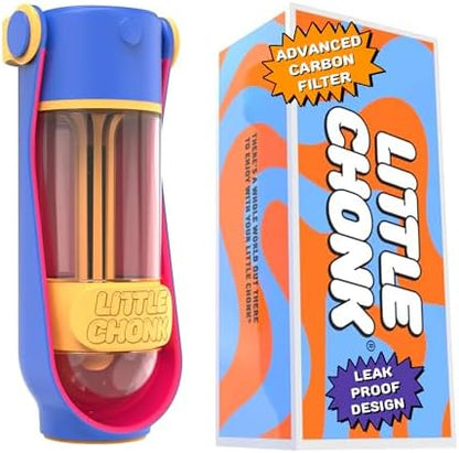Lil Gulp Dog Water Bottle 15 Fl oz Portable Travel Bottle (Power Punch) by LITTLECHONK