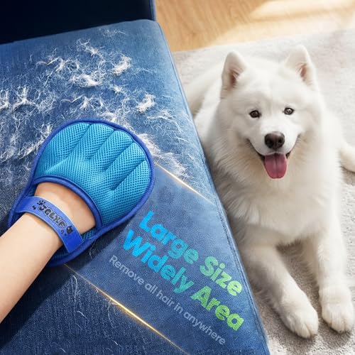Pet Hair Removal Glove Cat & Dog, Electrostatic Reusable Hair Remover Tool - Image 2