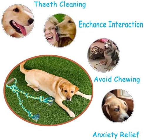 Large Dog Rope Toys for Aggressive Chewers - Pitbull Tug of War, Heavy Duty, Outdoor, Medium to Large Breed Dog Chew Rope with Handle - Image 5