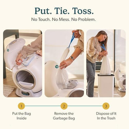 PetCove Cat Litter Box Liners LitterWrap Cat Litter Bags for Automatic Box - Image 2
