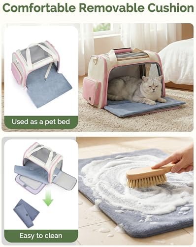Homespon 34.5L Soft-Sided Cat Dog Carrier, Airline Approved Pet Bag - Image 3