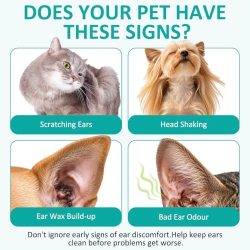 Daiasns 2PCS Ear Mite Treatment for Dogs & Cats - Fast-Acting Ear Mite Drops, Dog Ear Infection Treatment, Ear Mite Treatment for Dog Yeast Infection, 100% Natural for Ear Relief - 0.75 fl oz - Image 2