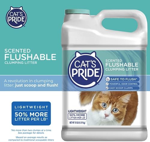 Cat's Pride Flushable Lightweight Scented Clumping Litter 10lb - Image 2