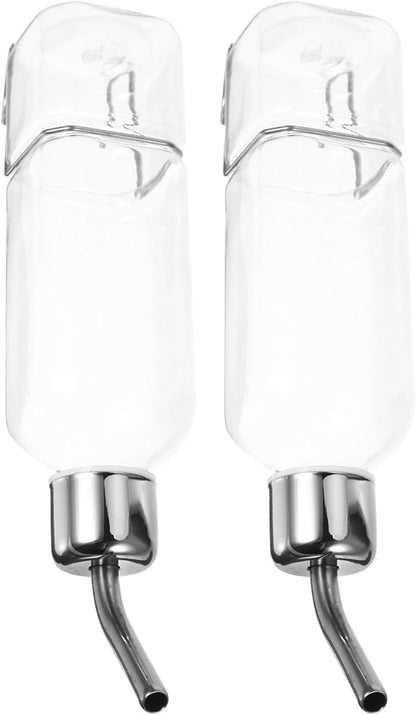 balacoo Pet Hanging Water Dispenser 9.84In Portable Leak-Proof Automatic Dog Water Bottle for Crate and Kennel Feeding