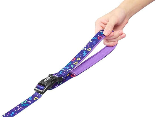 Hands Free Dog Leash Versatile Adjustable Shock Absorbing Personalized Dog Leash for Dog Walking Running (Starry Night)
